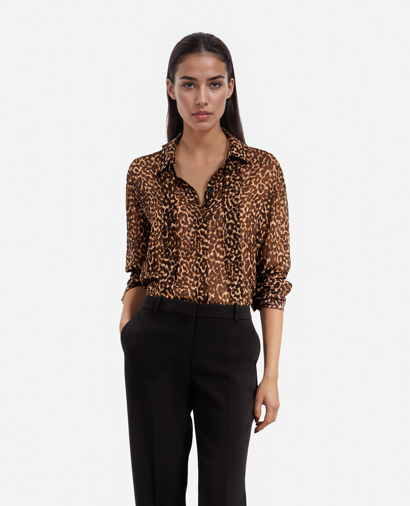 The Kooples WOMEN LEOPARD leopard print shirt