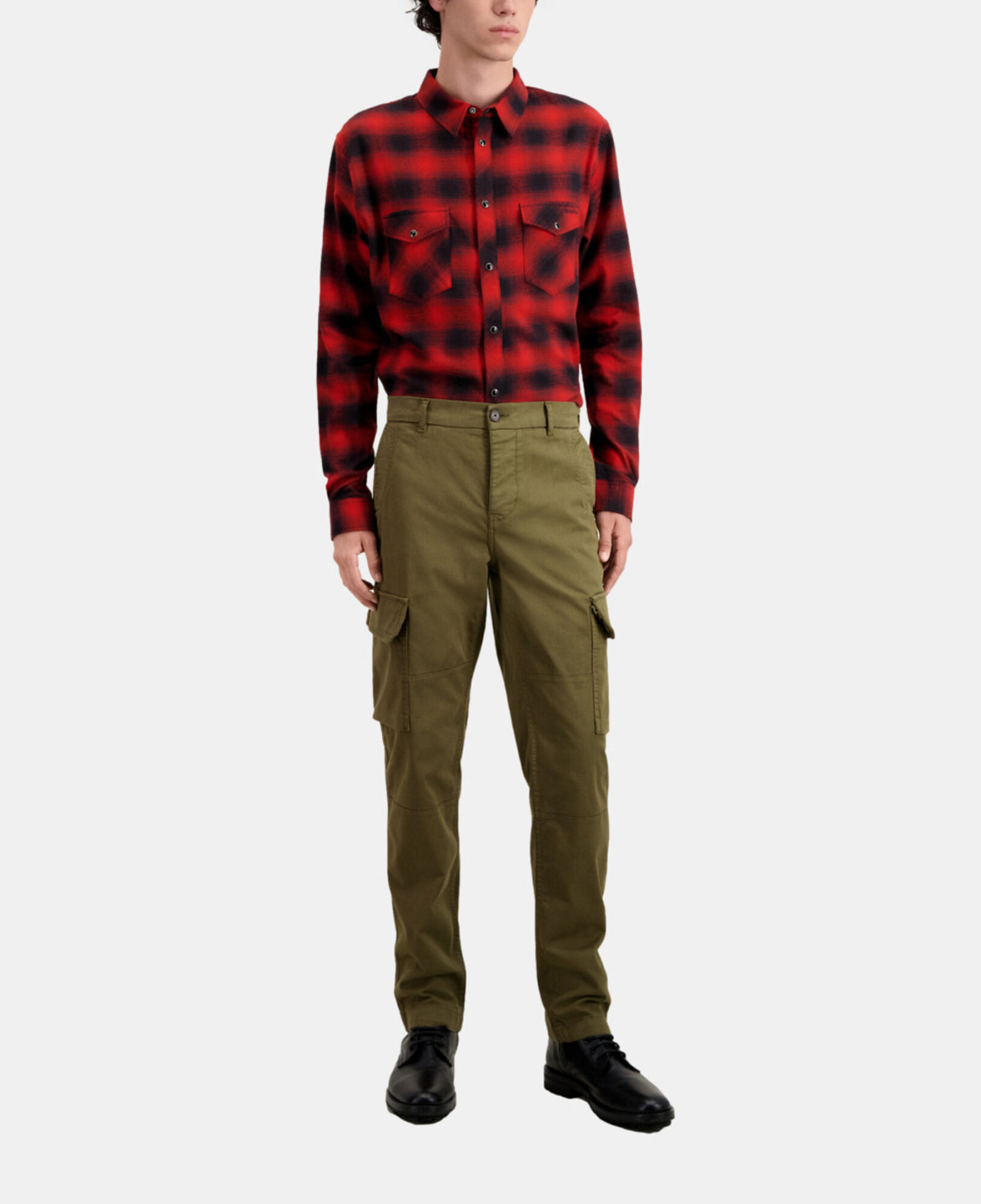 The Kooples MEN KAKI khaki cargo pants