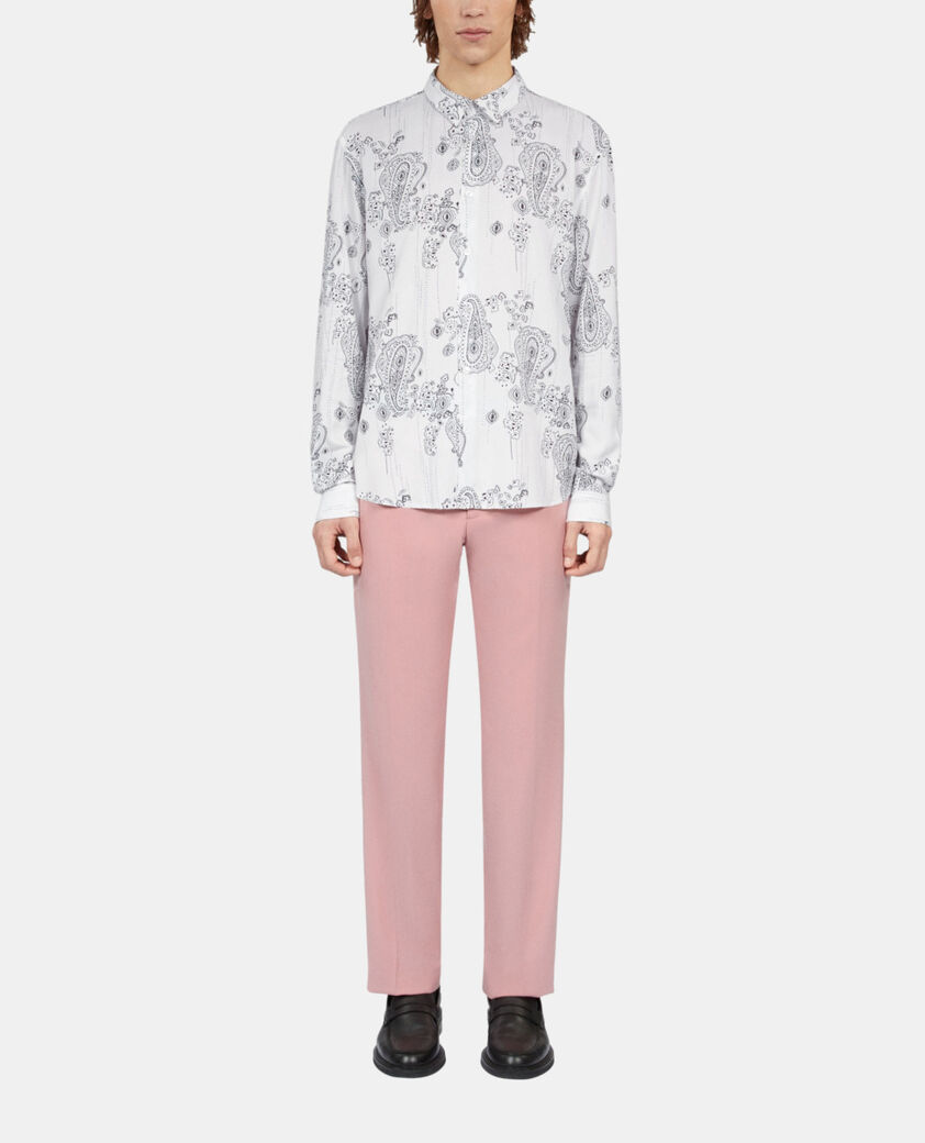 The Kooples HOMBRE ECRU NAVY camisa estampada