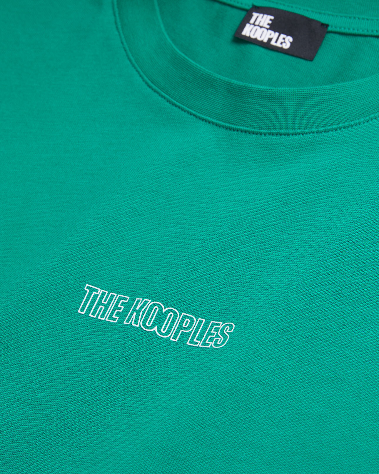 The Kooples HOMBRE FOREST camiseta verde logotipo para hombre