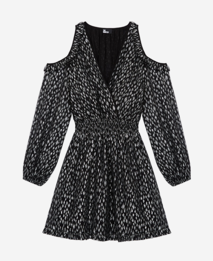 leopard-print short dress