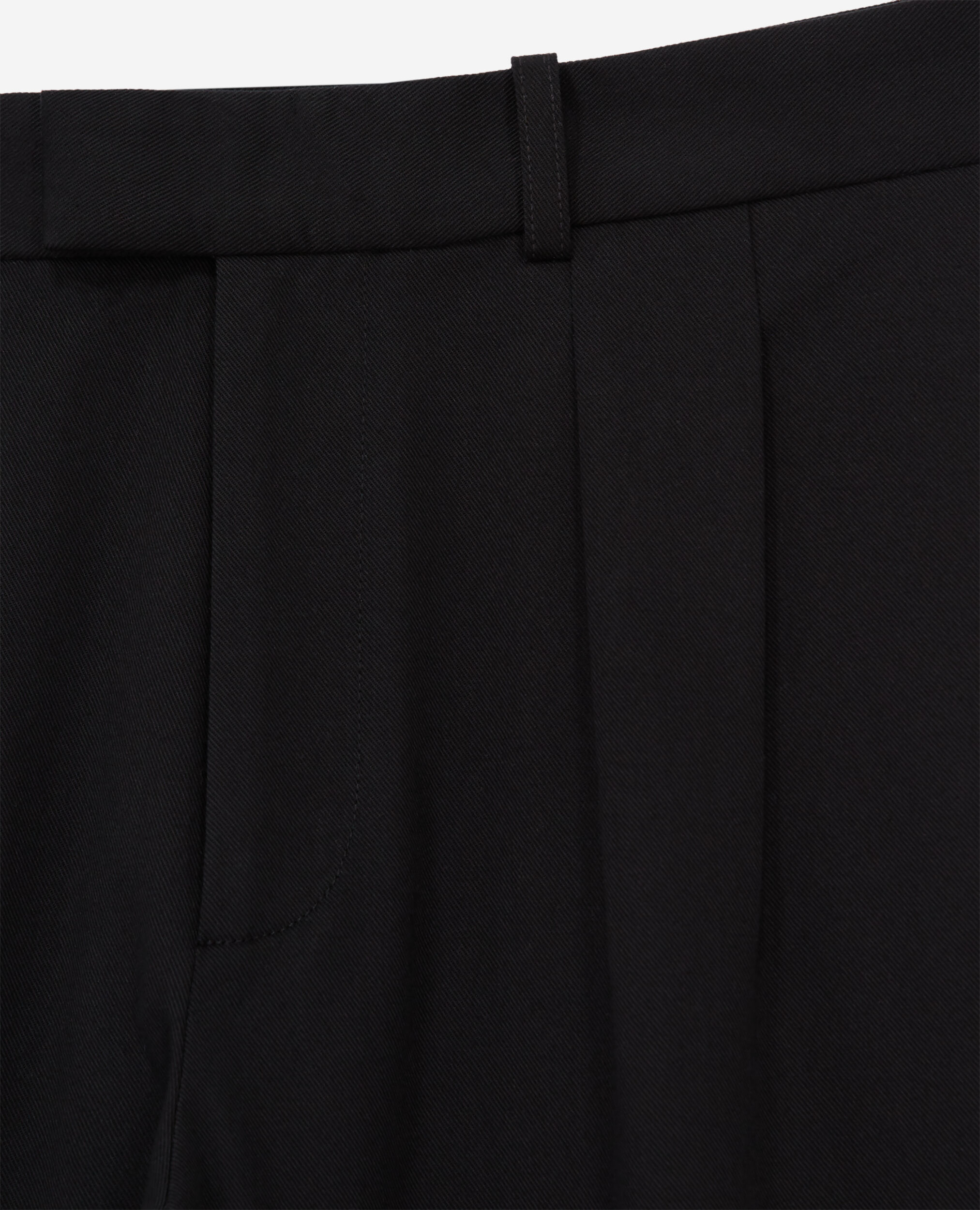 Wide-leg black pants, BLACK, hi-res image number null