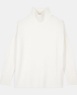 The Kooples FEMME ECRU pull en cachemire écru