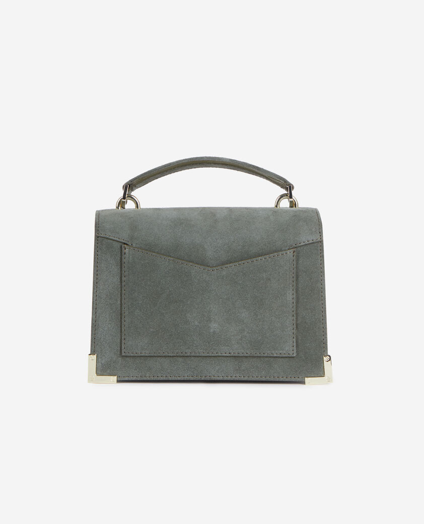 The Kooples WOMEN GREEN small emily bag in pine green leather