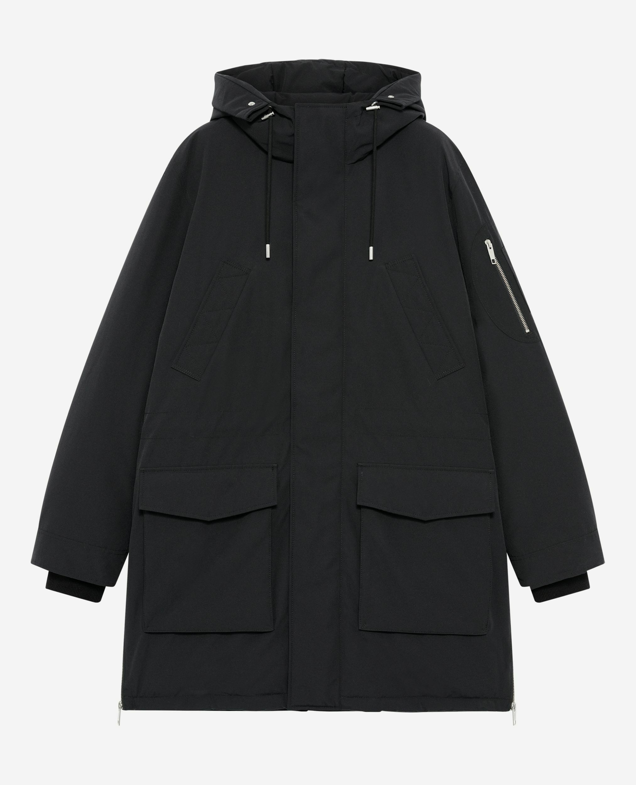 Grey parka, STONE, hi-res image number null