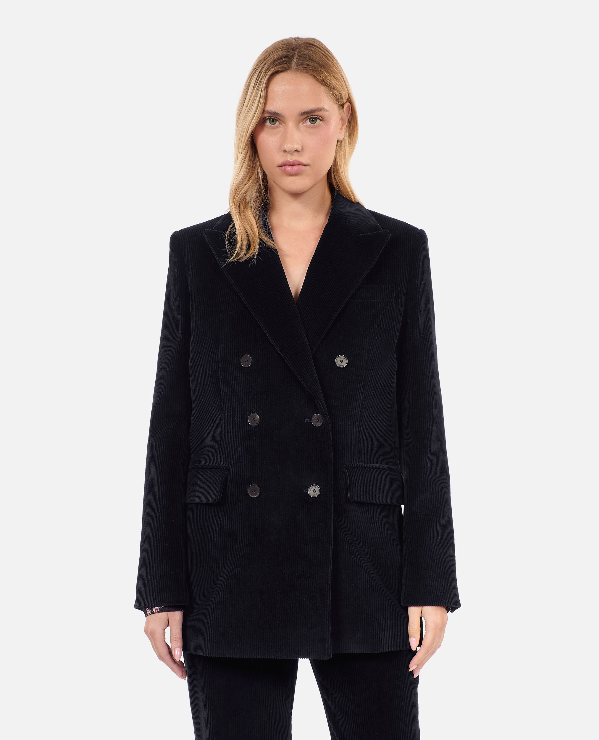 Black corduroy suit jacket online