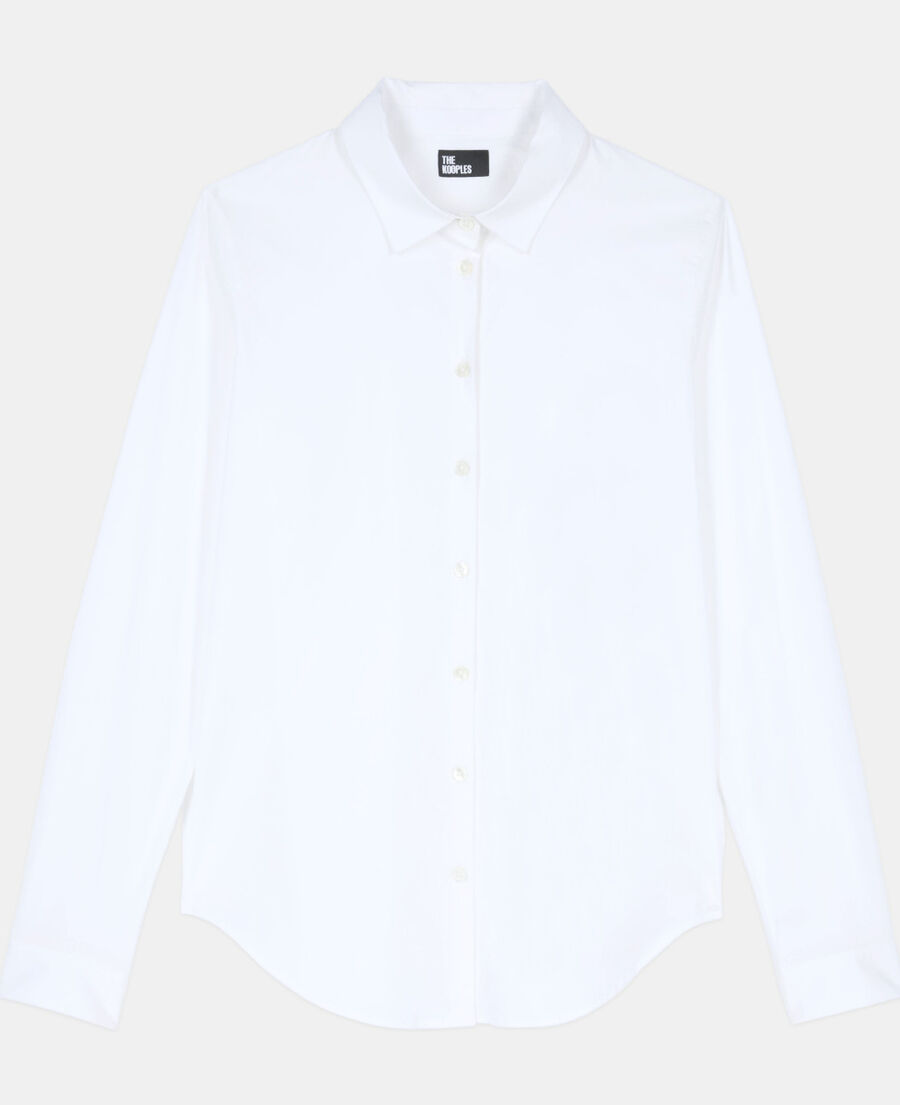The Kooples F WHITE white poplin shirt