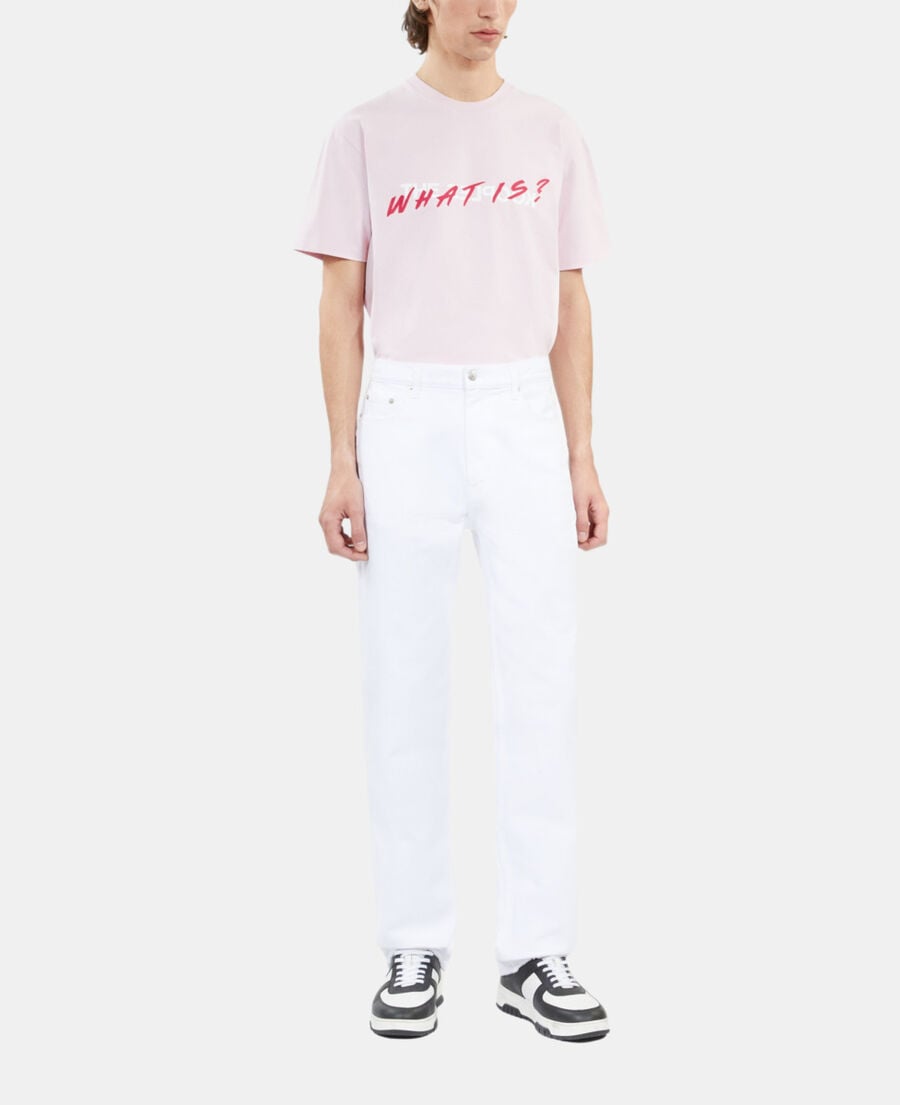 The Kooples MEN WHITE straight white jeans