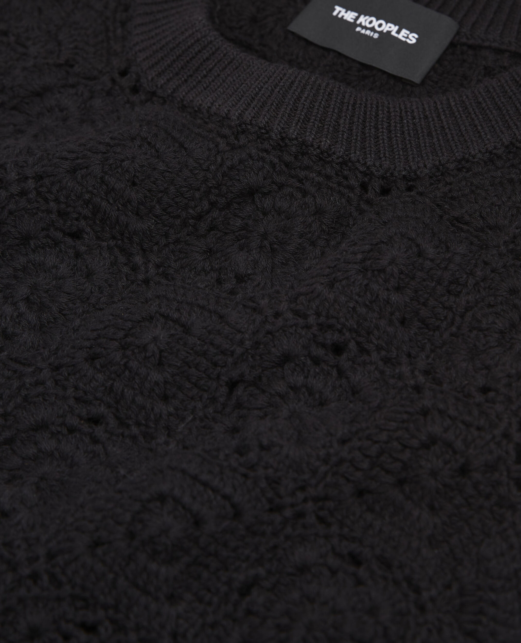 Kurzes schwarzes Baumwoll-Kleid ohne Ärmel, BLACK, hi-res image number null