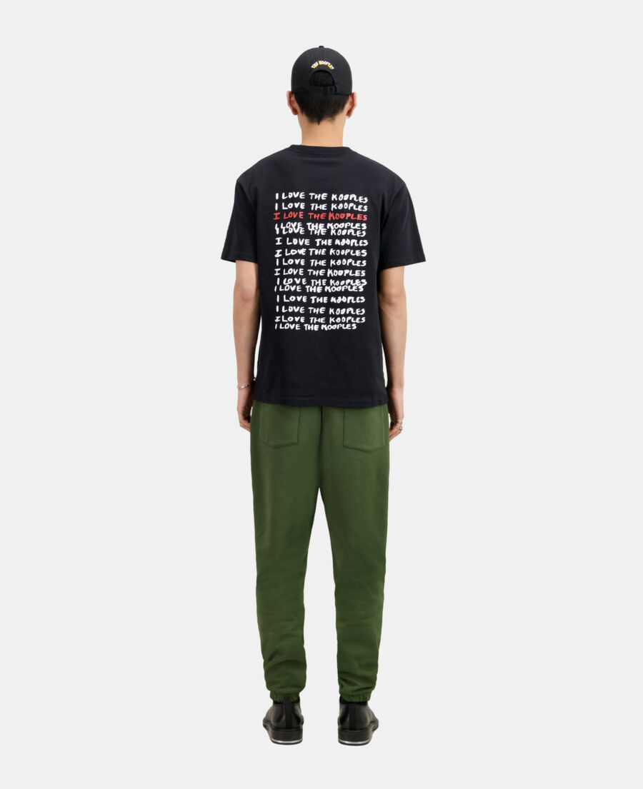 camiseta i love kooples negra