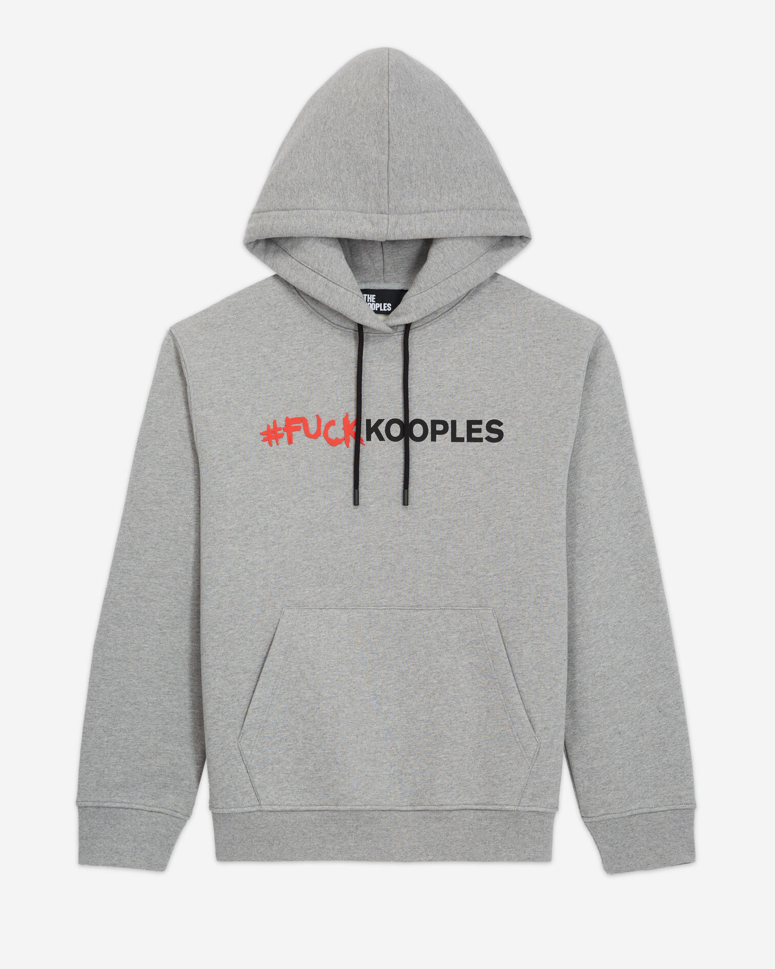 Gray sweatshirt with logo, GREY MELANGE, hi-res image number null