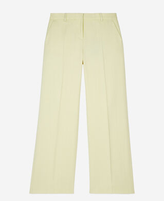 The Kooples FEMME BRIGHT YELLOW pantalon tailleur jaune clair