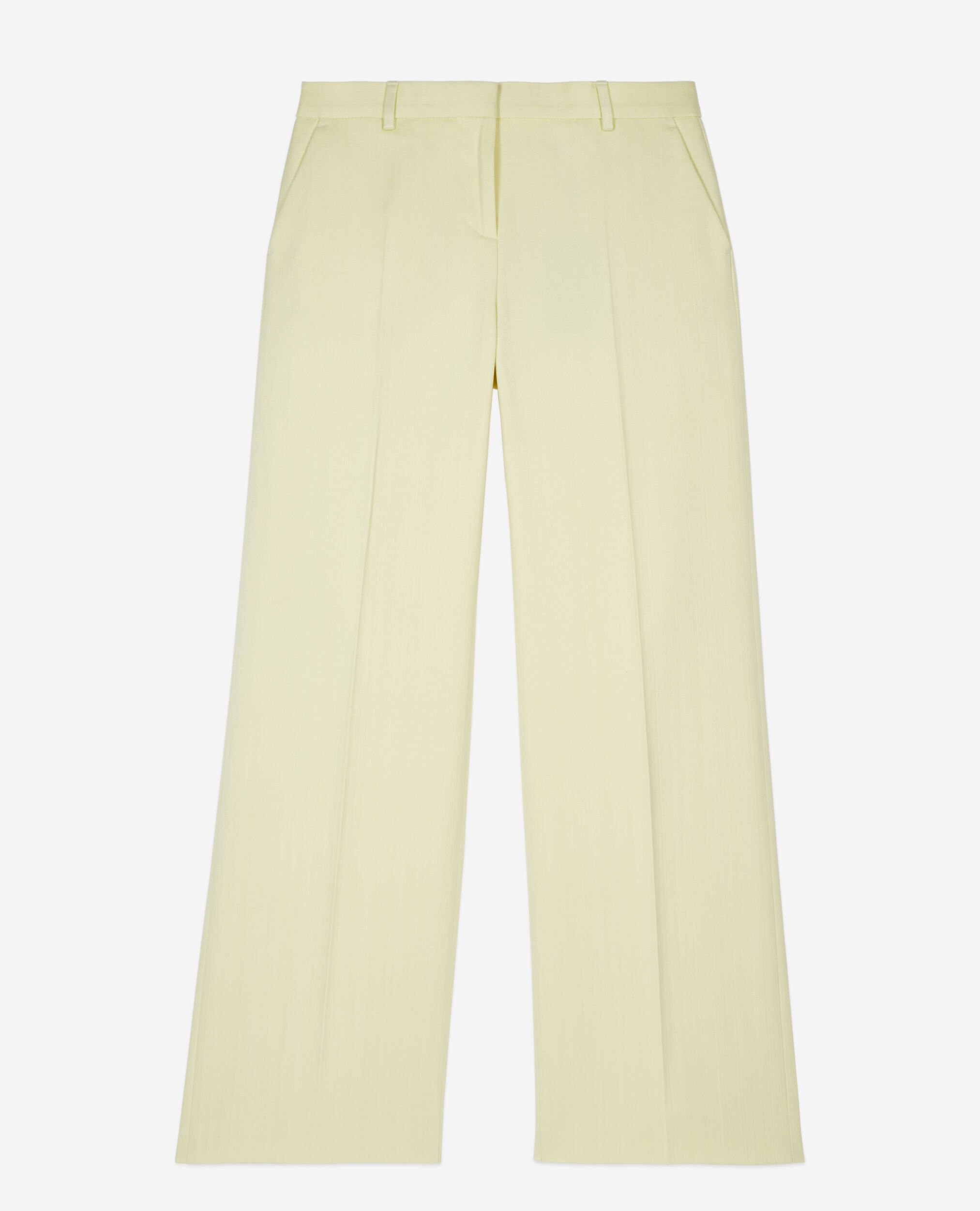 Pantalon tailleur jaune clair, BRIGHT YELLOW, hi-res image number null