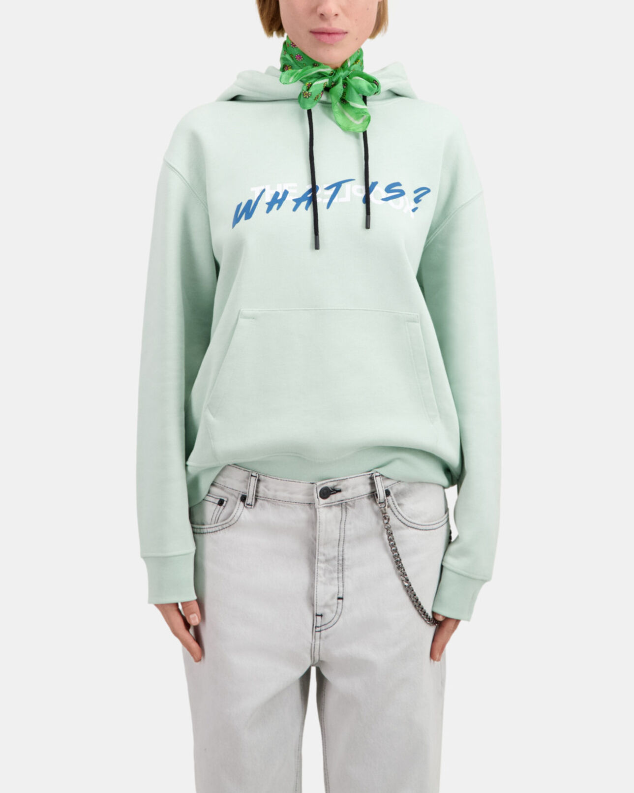 The Kooples FEMME OCEAN sweatshirt femme à capuche what is vert clair