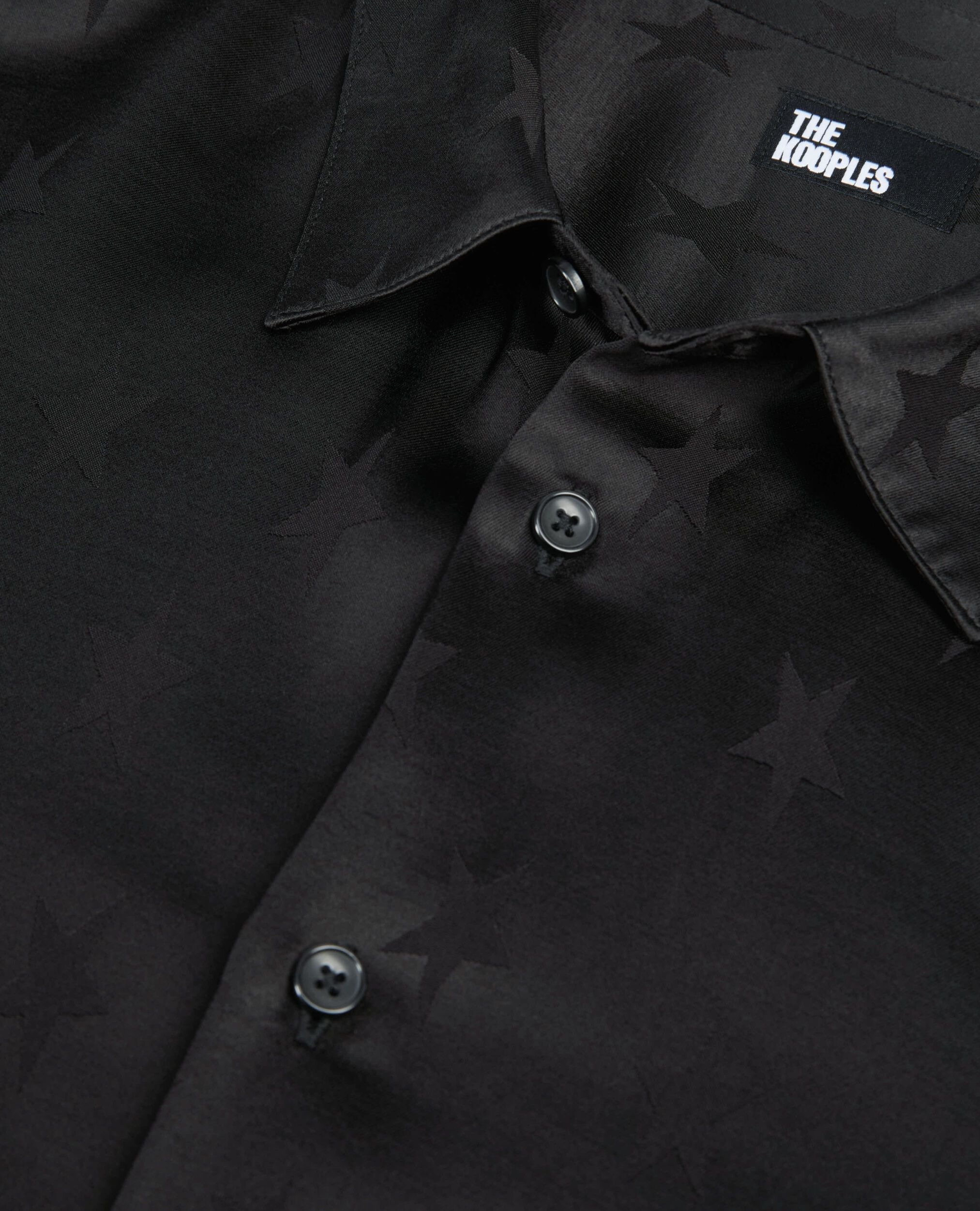 Mens black shirt with stars online