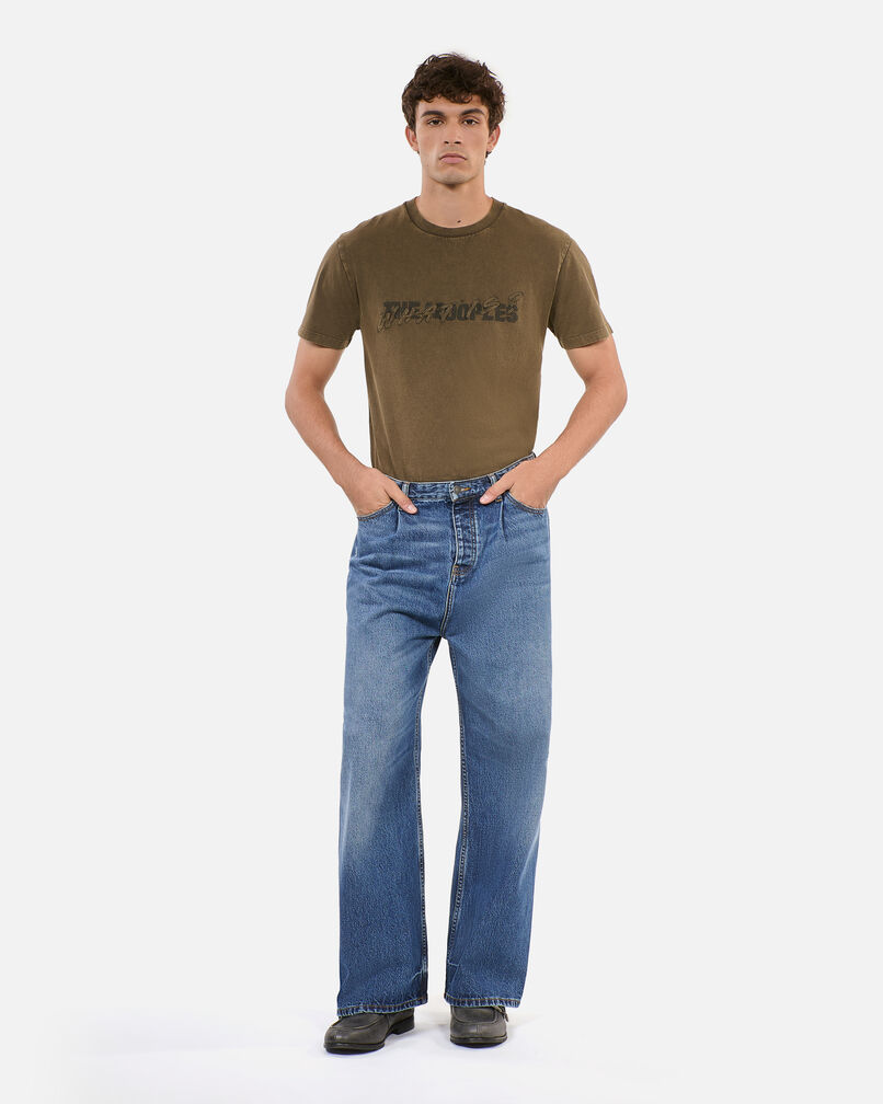 The Kooples HOMME BLUE ELECTRIC jean large bleu foncé
