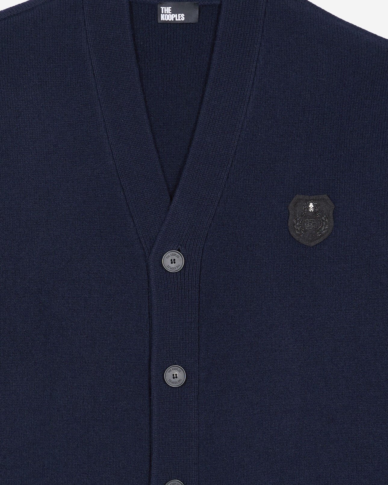 The Kooples HOMBRE NAVY cárdigan lana azul marino