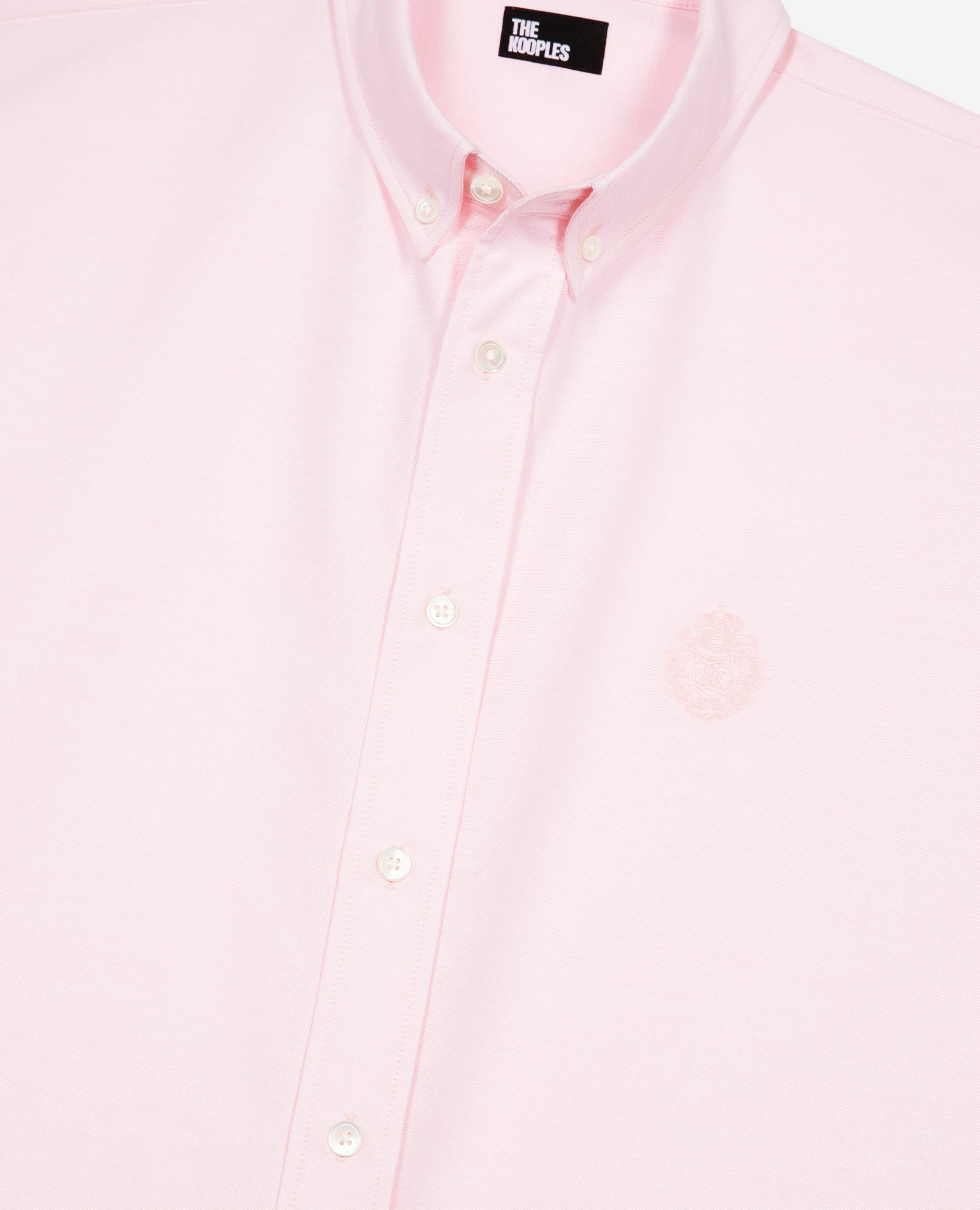 Short-sleeved shirt with pink crest, PALE PINK, hi-res image number null