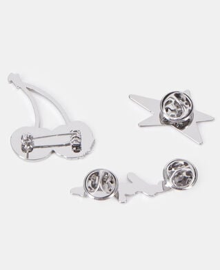 The Kooples M ANTIC SILVER pins set