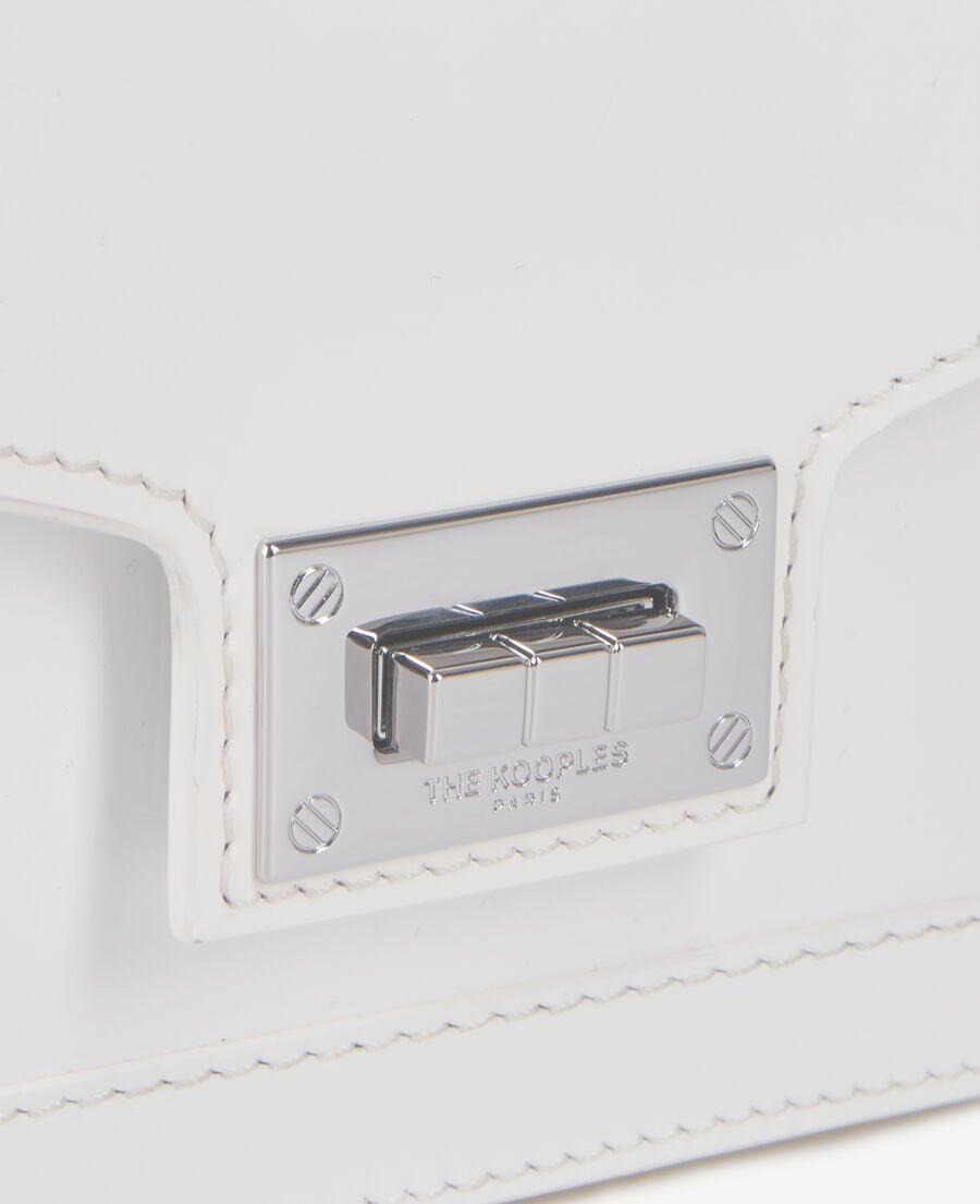 The Kooples MUJER WHITE emily new nano bag en piel blanca 