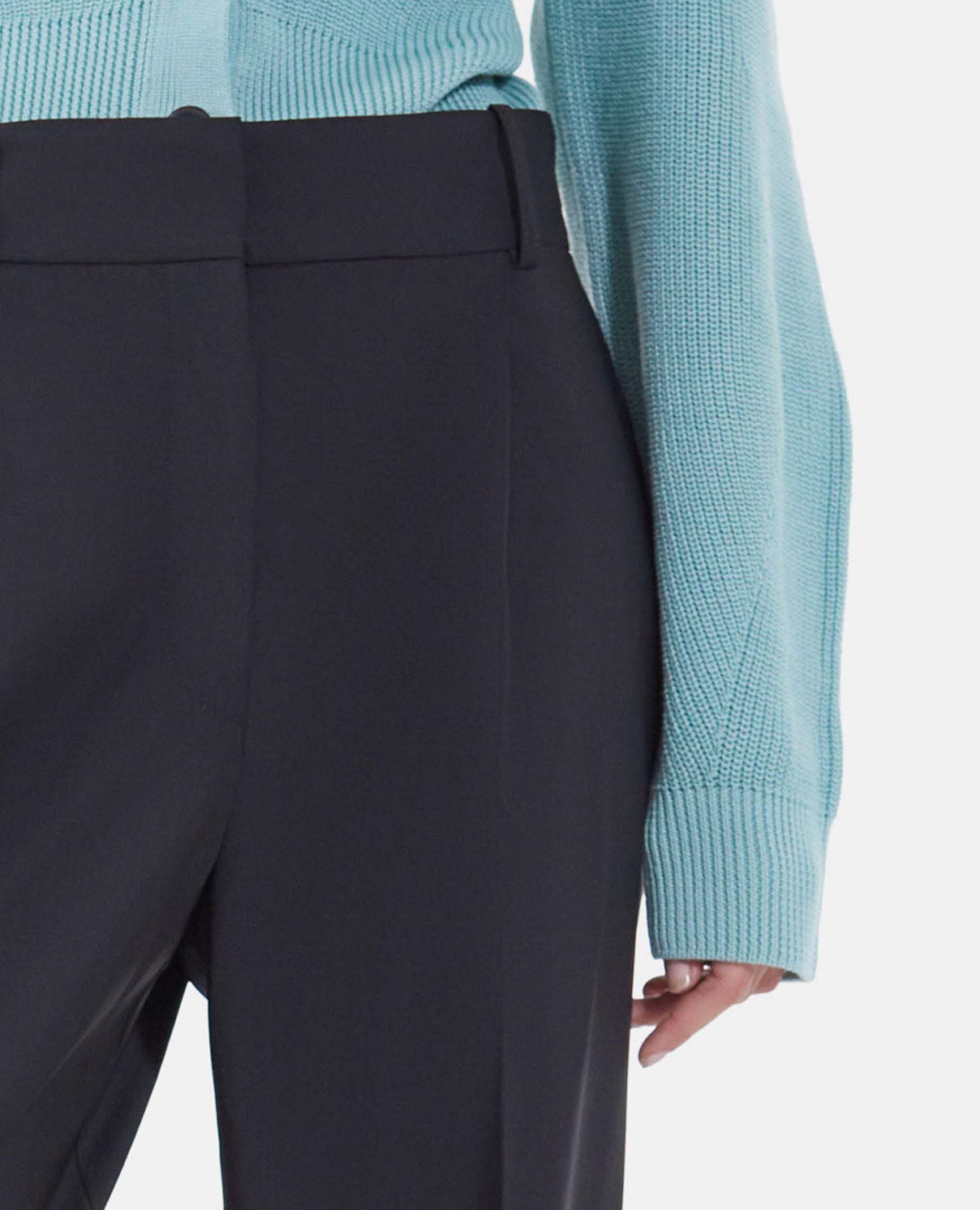 Loose Wool Blend Pants