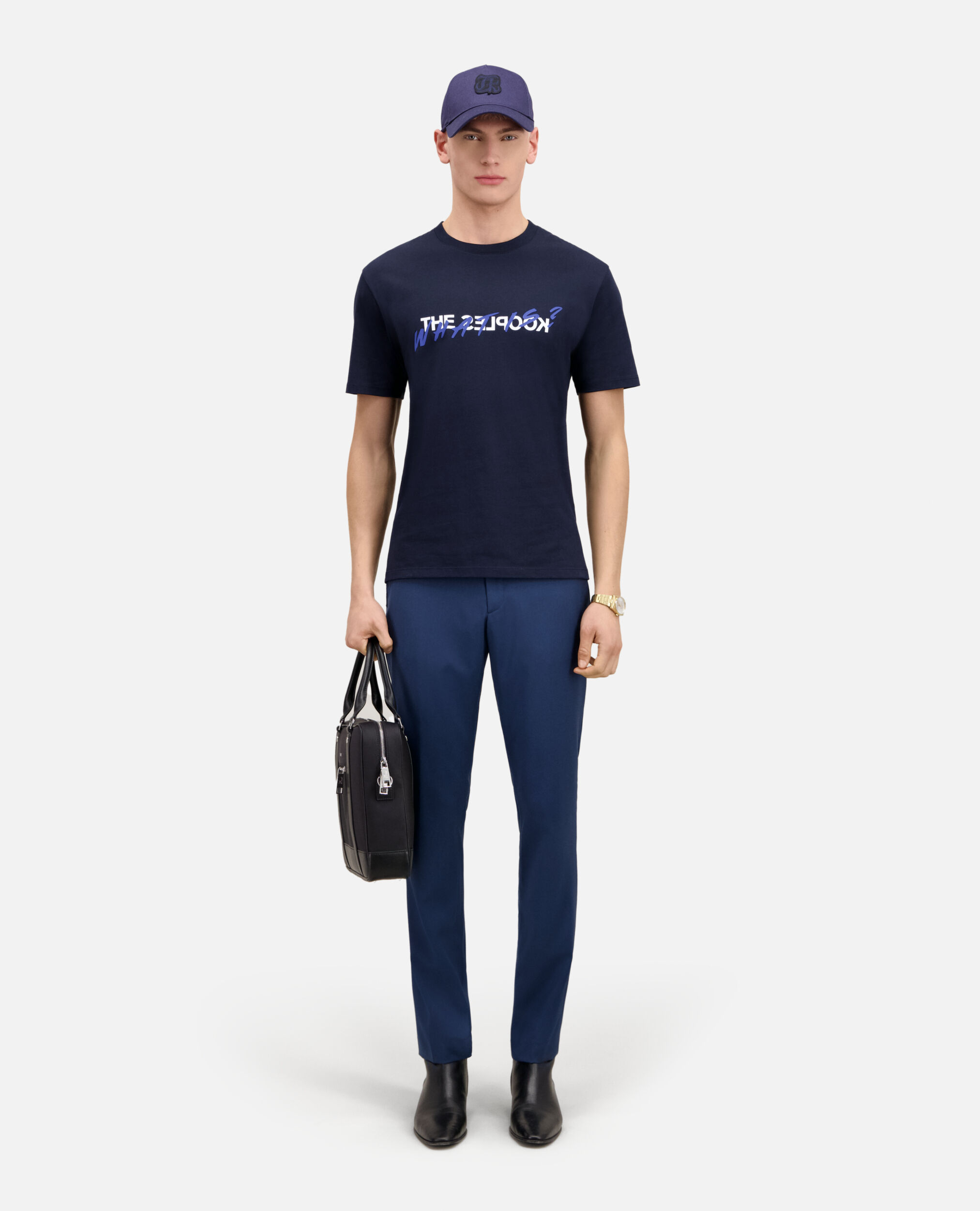 T-shirt Homme What is bleu, NAVY, hi-res image number null