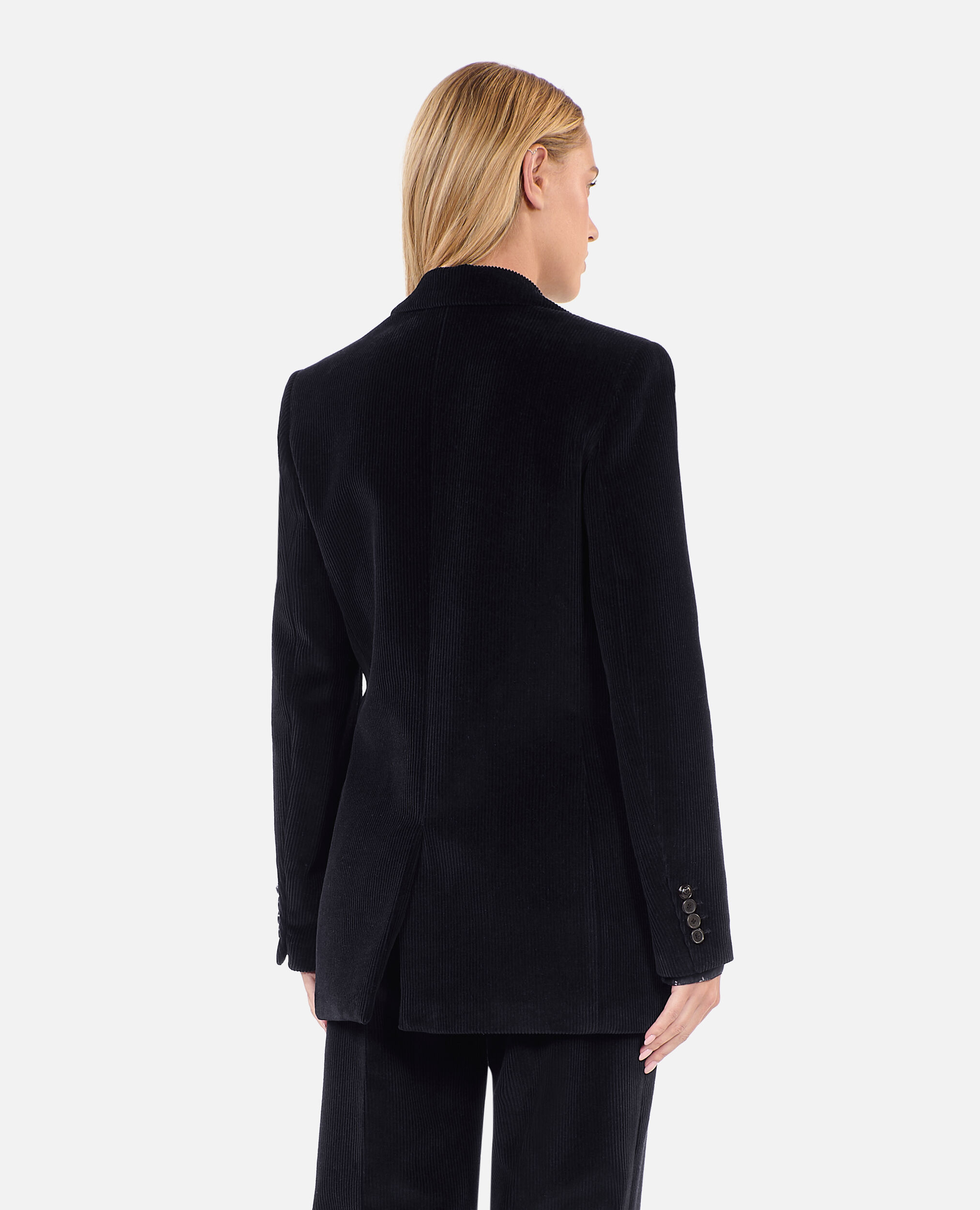 Black corduroy suit jacket The Kooples