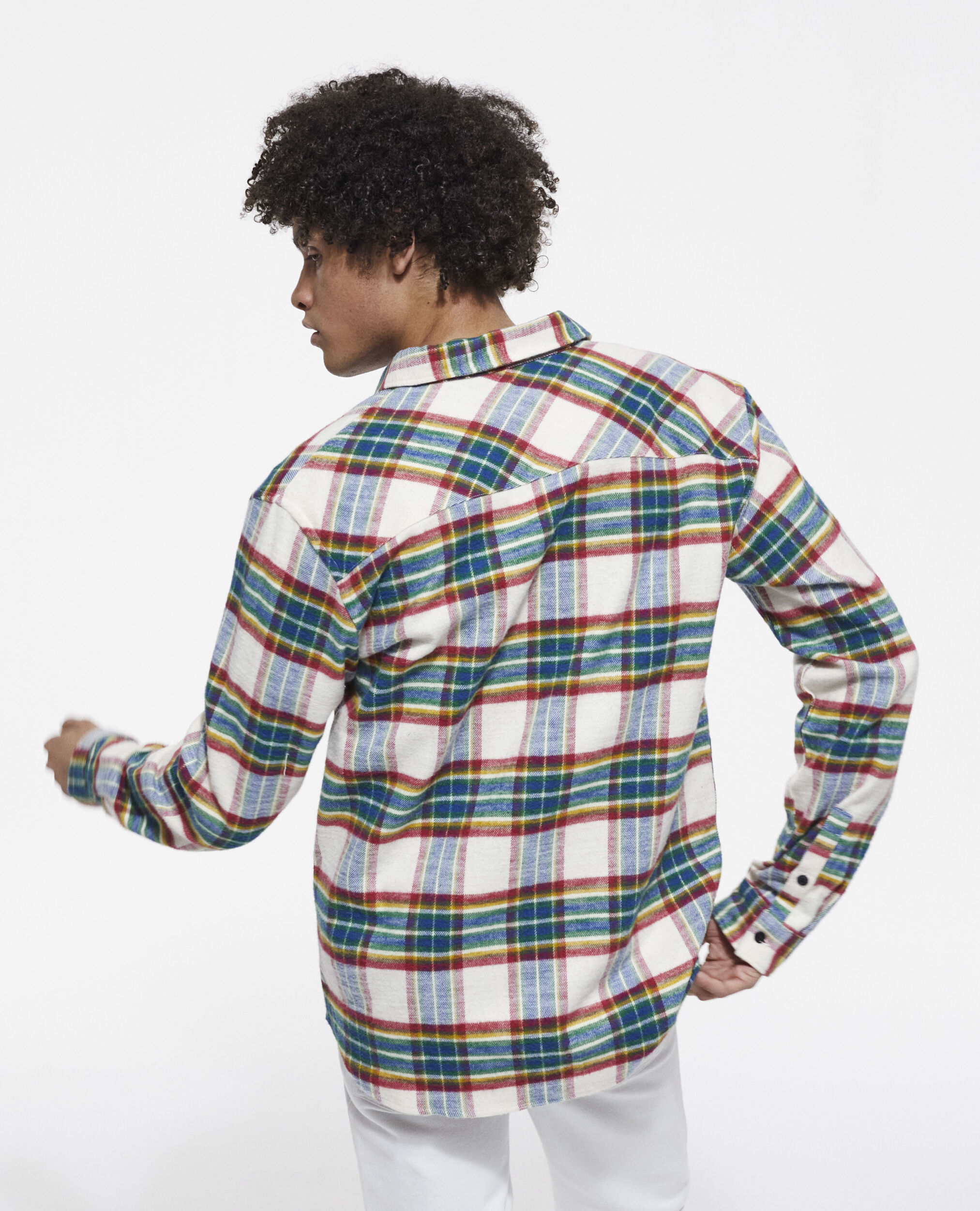 Chemise col classique à carreaux, MULTICOLOR, hi-res image number null