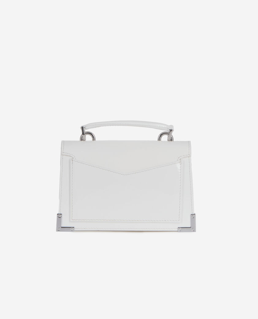 The Kooples FEMME WHITE sac emily new nano en cuir blanc