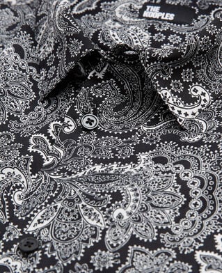 The Kooples HOMME BLACK WHITE chemise imprimée