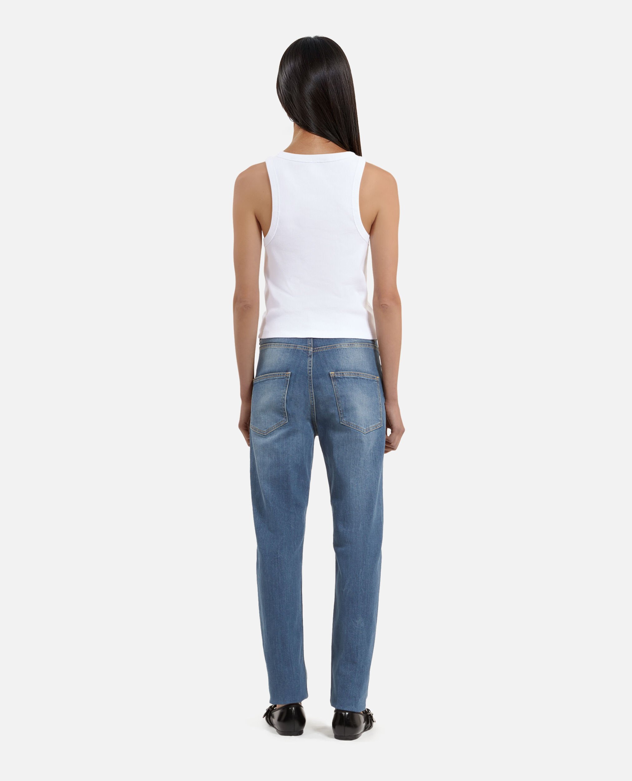 Blaue Slim-Fit-Jeans, MEDIUM BLUE, hi-res image number null