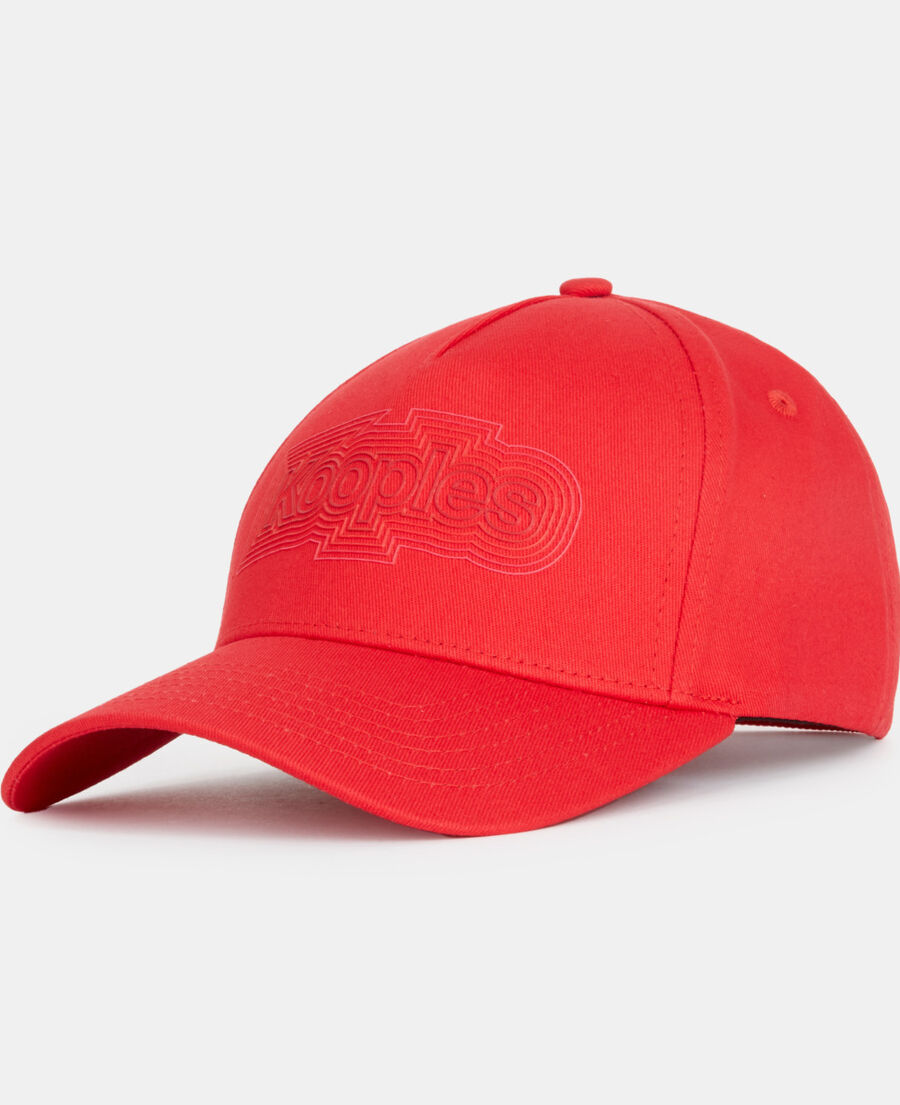 casquette logo rouge