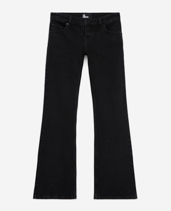 black bootcut jeans
