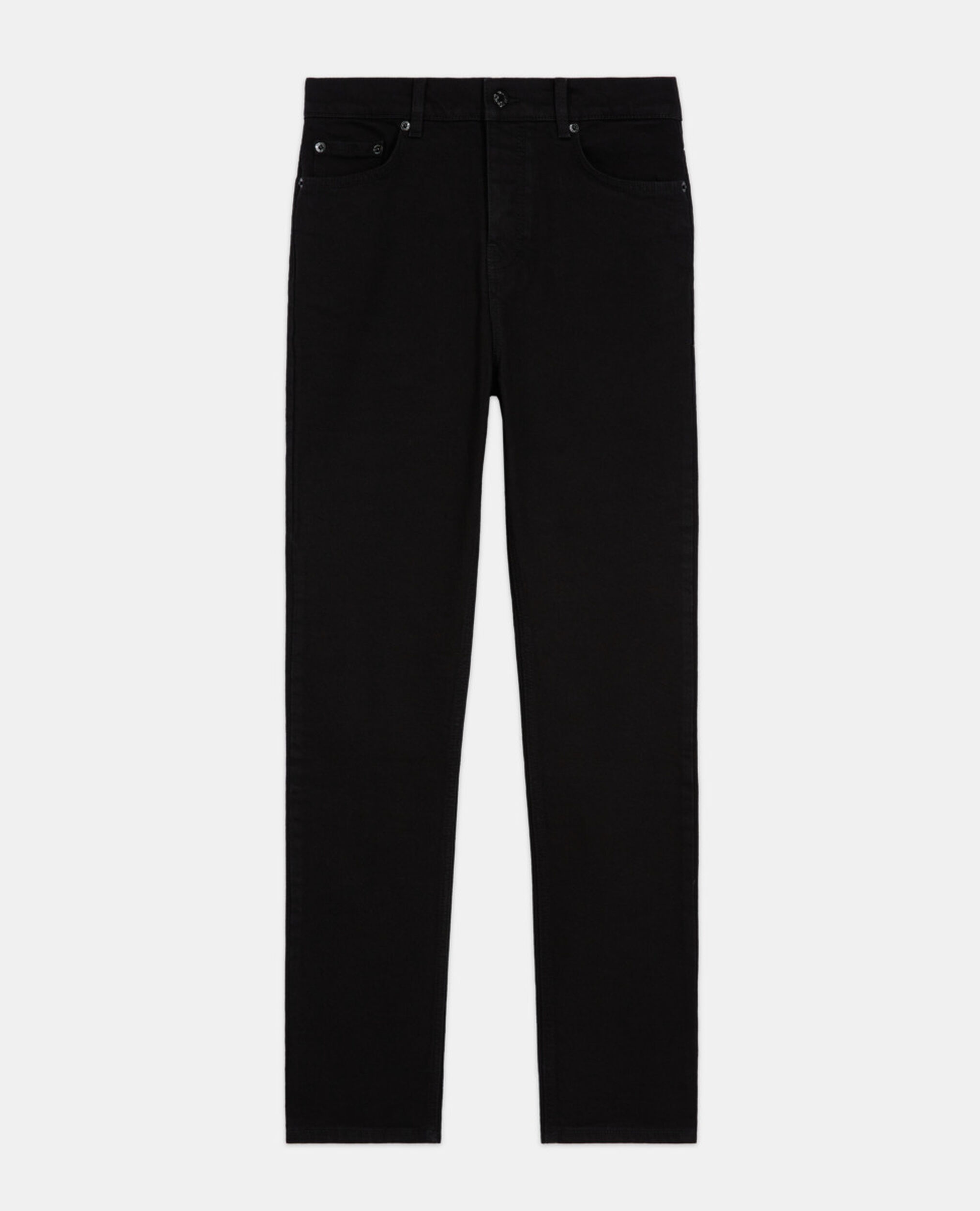 Schwarze Slim-Fit Jeans, BLACK, hi-res image number null