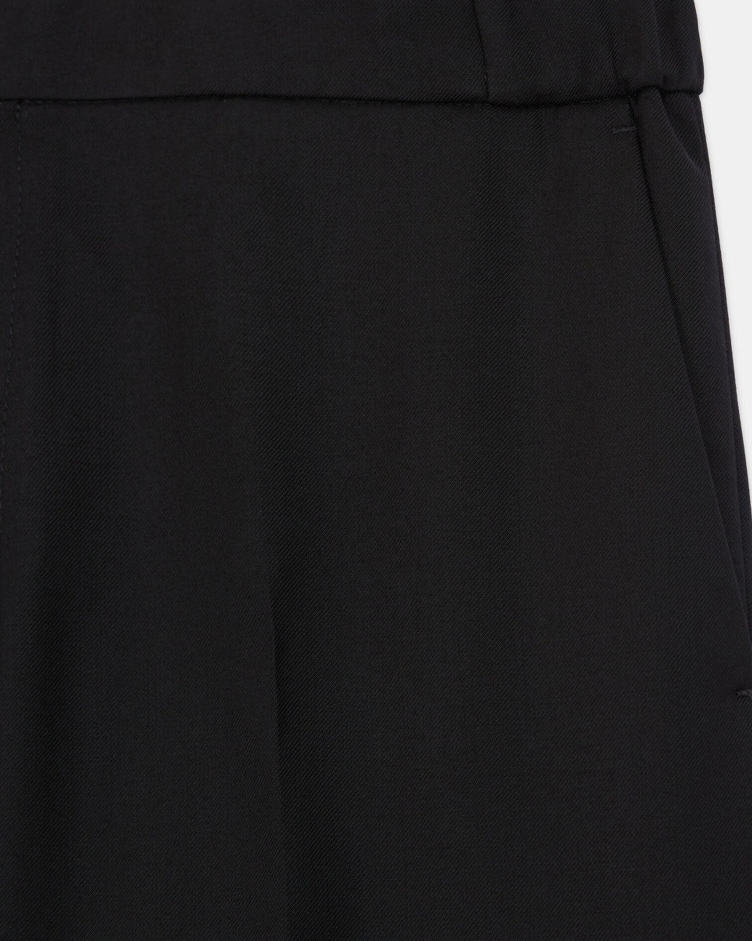 Black wool pants, BLACK, hi-res image number null