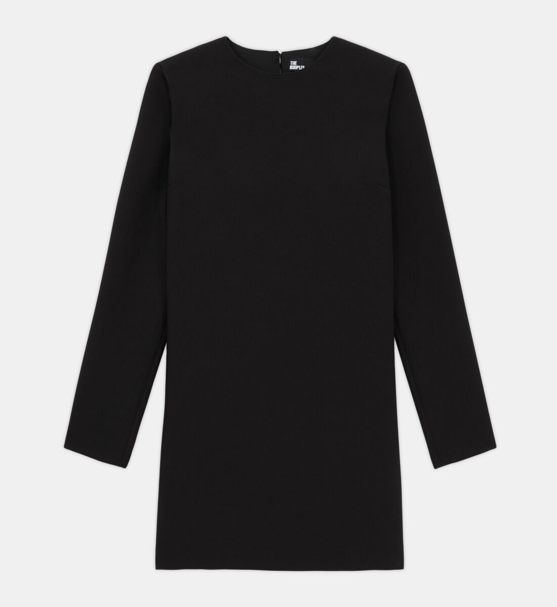 Short black dress with thigh high boots clearance