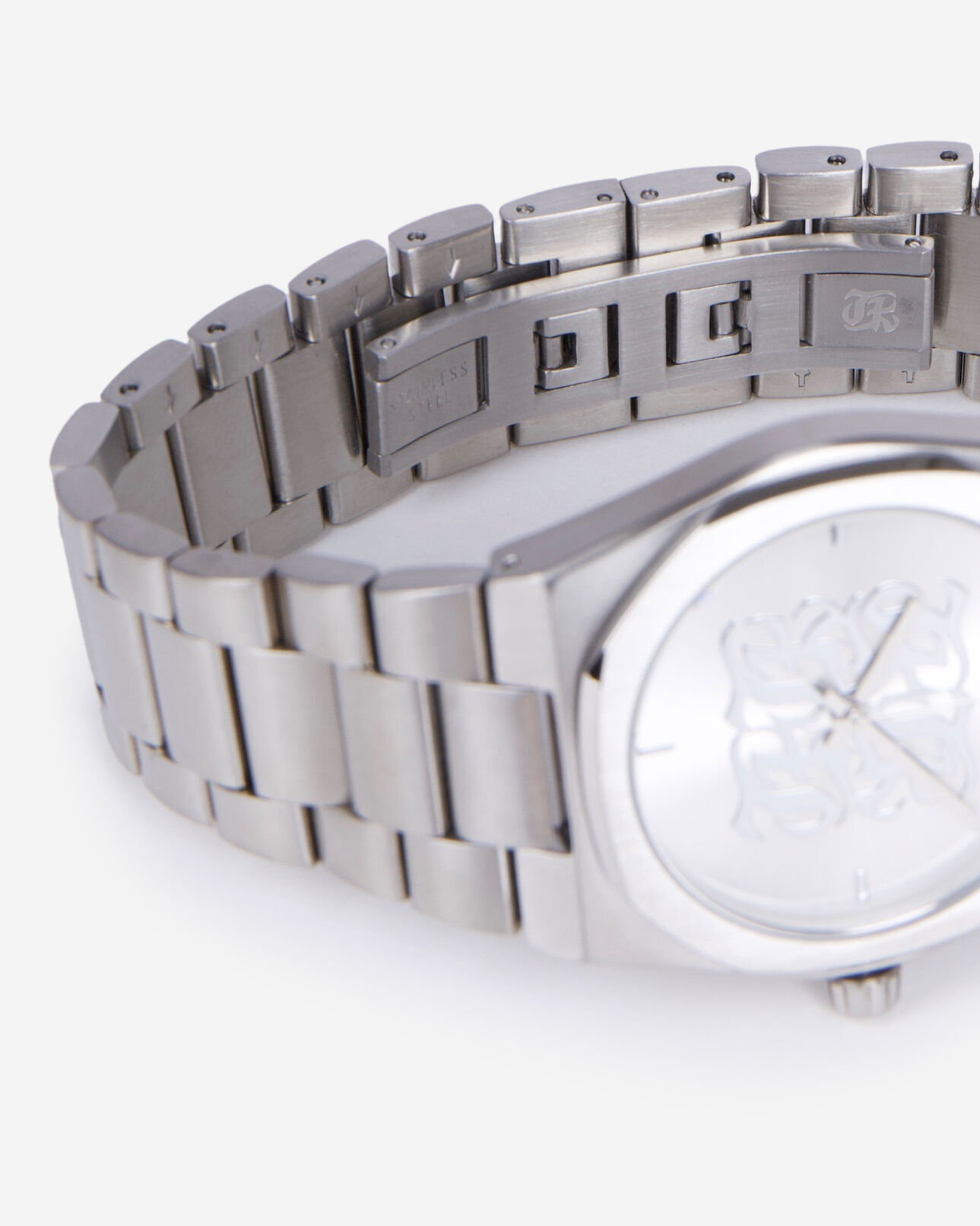 The Kooples MIXTE SILVER montre monogramme argentée