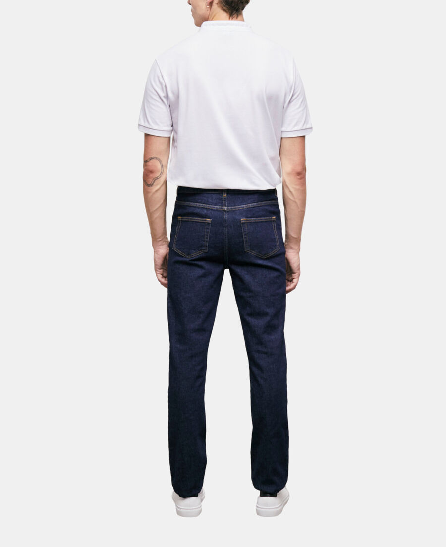 blue slim-fit jeans