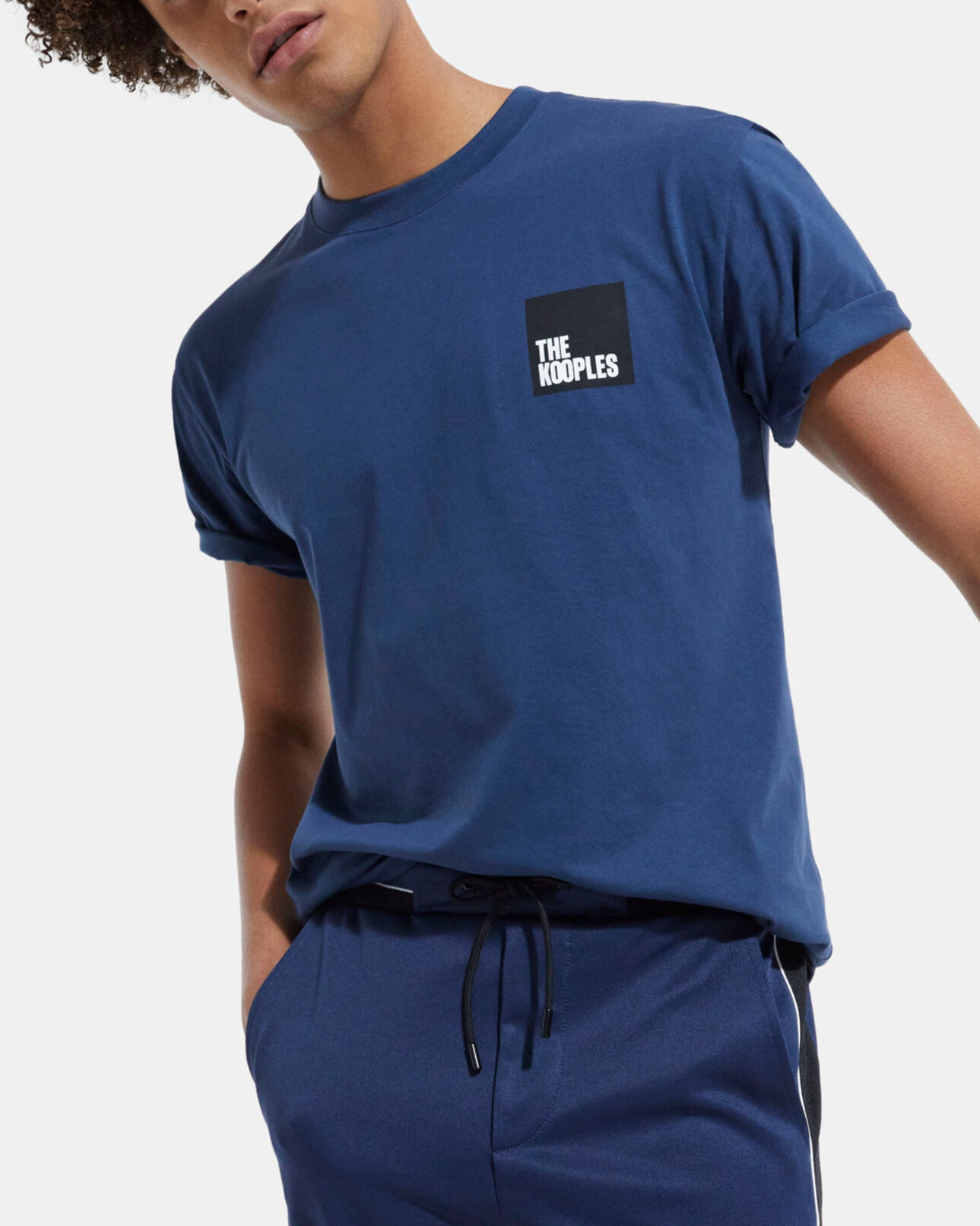 The Kooples MEN NAVY navy blue t-shirt