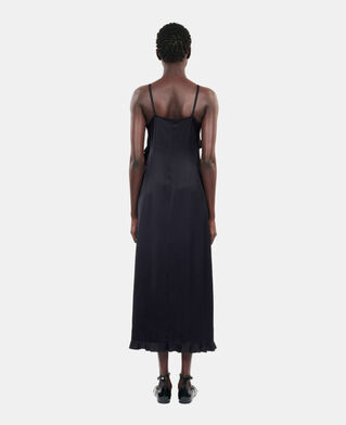 The Kooples WOMEN BLACK black long slipdress