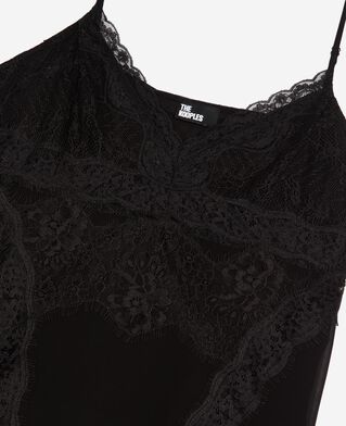 The Kooples WOMEN BLACK black lace camisole