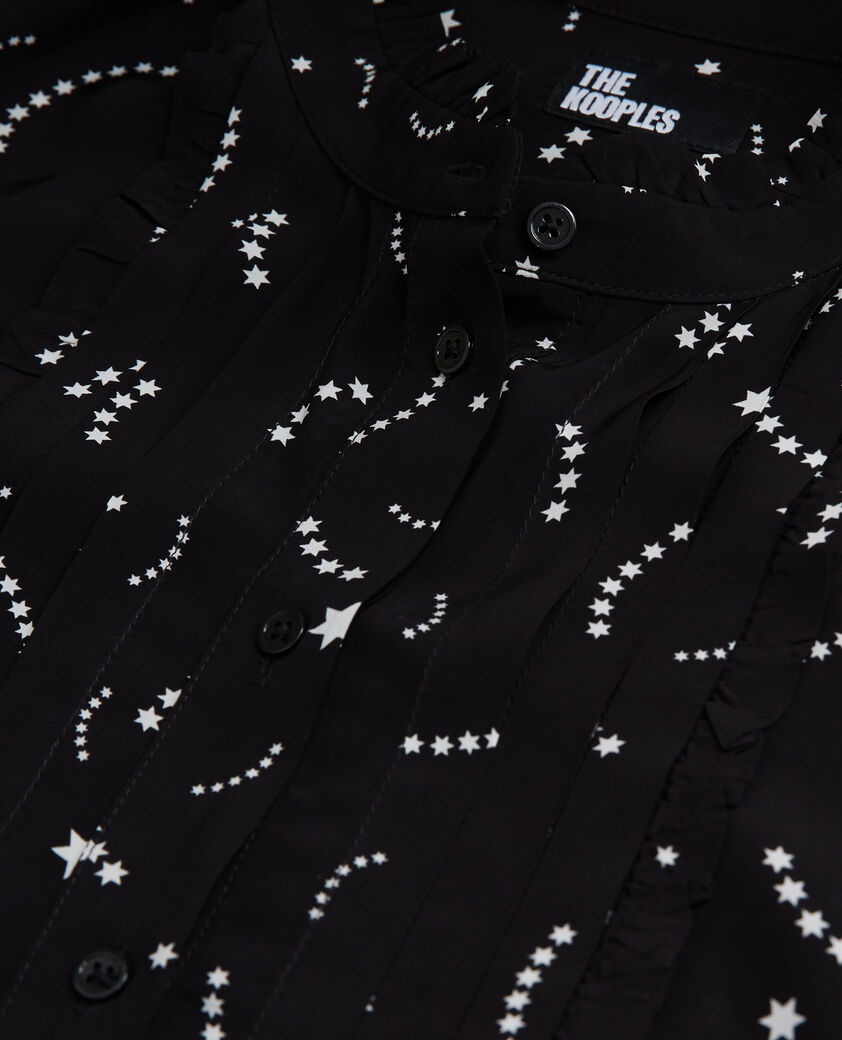 The Kooples FEMME BLACK WHITE chemise imprimée