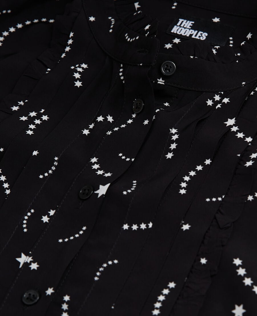 The Kooples FEMME BLACK WHITE chemise imprimée