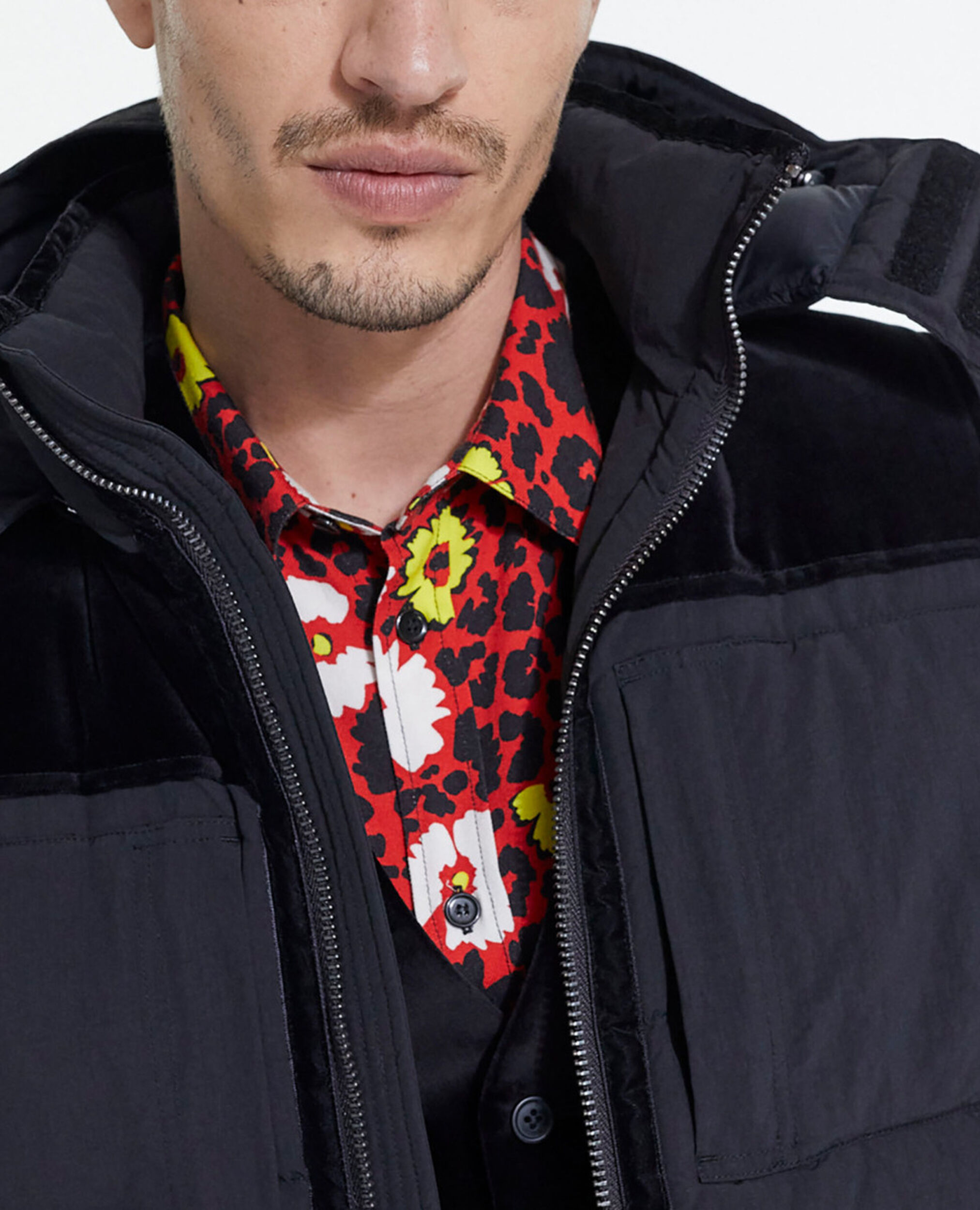 Black down jacket, BLACK, hi-res image number null