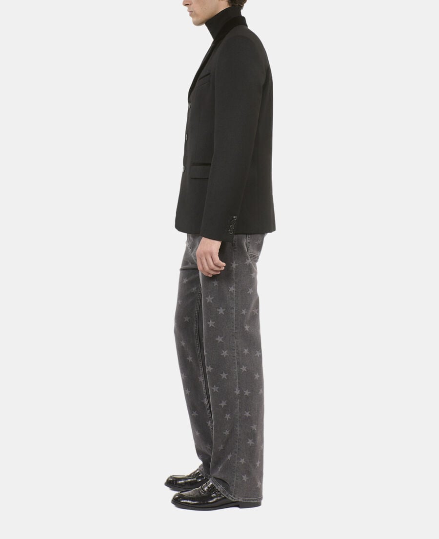 The Kooples H BLACK black wool blazer