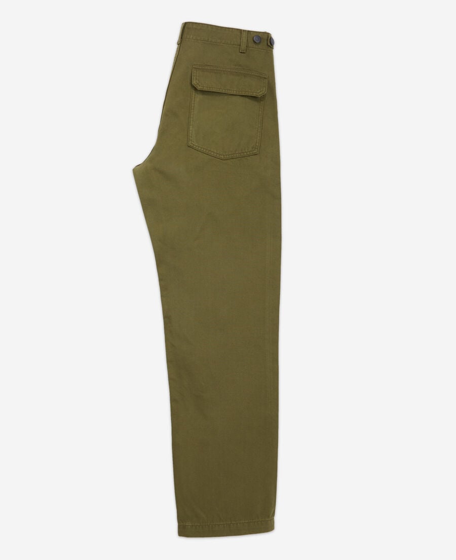 The Kooples H DARK KAKI beige chino pants with side pockets