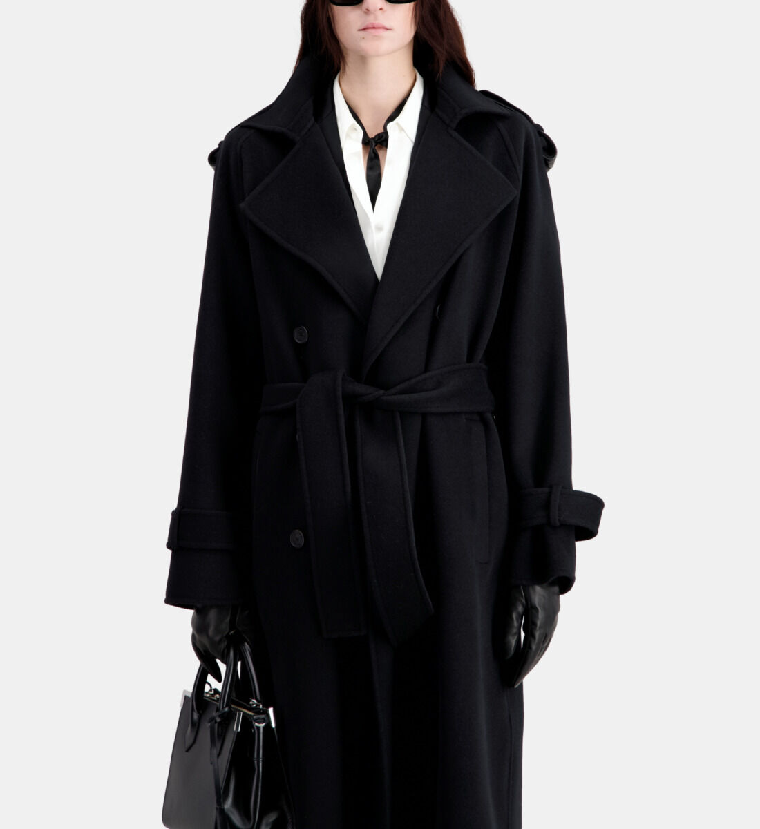 The kooples black coat sale