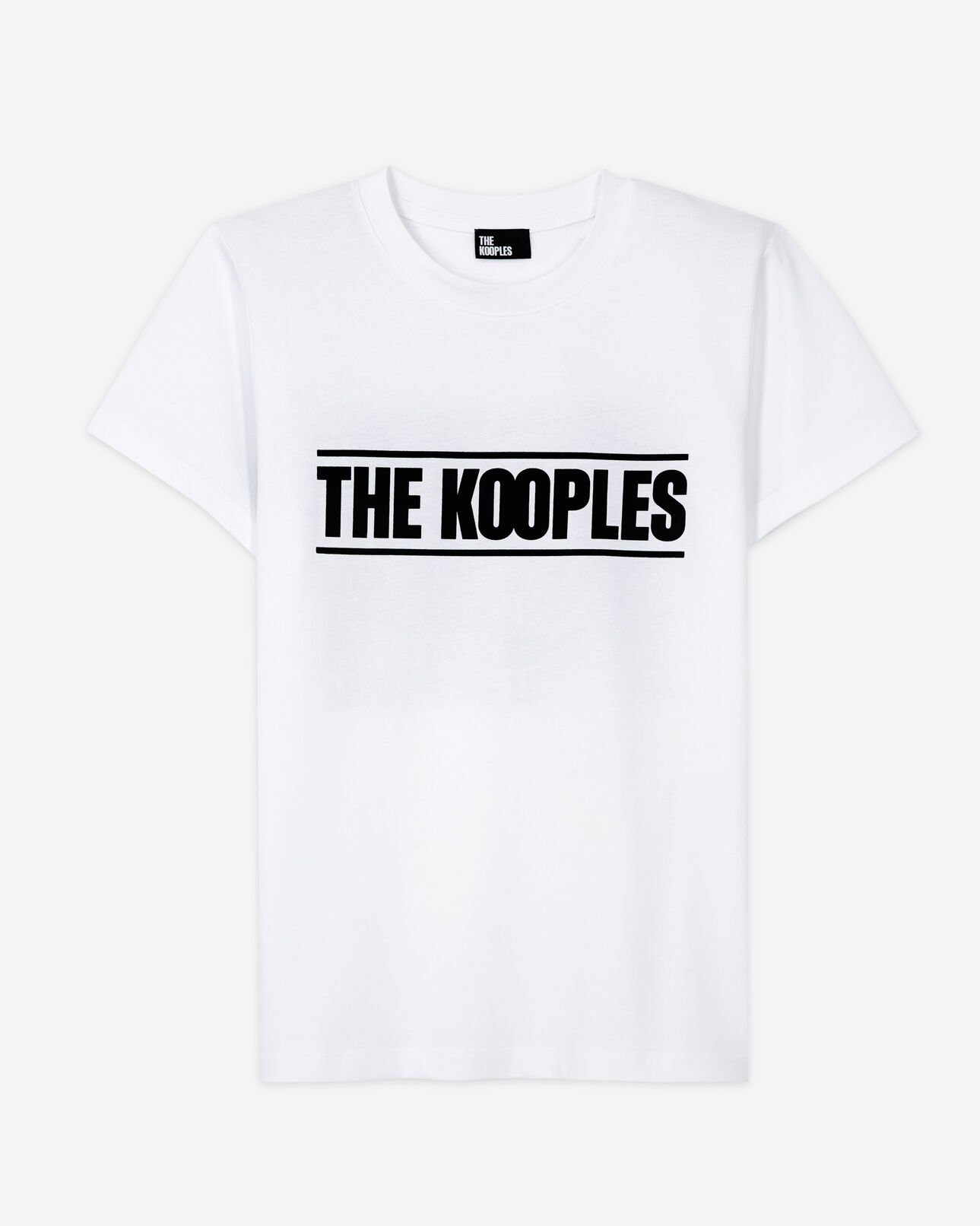 The Kooples FEMME WHITE t-shirt femme logo the kooples blanc