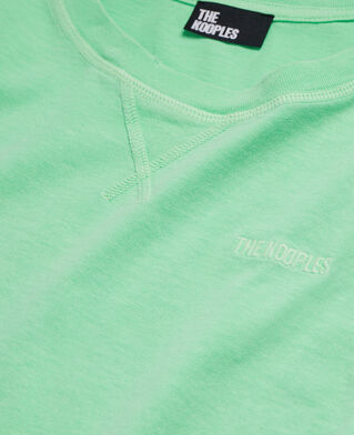 The Kooples DAMEN VERT FLUO neongrünes t-shirt damen mit logo
