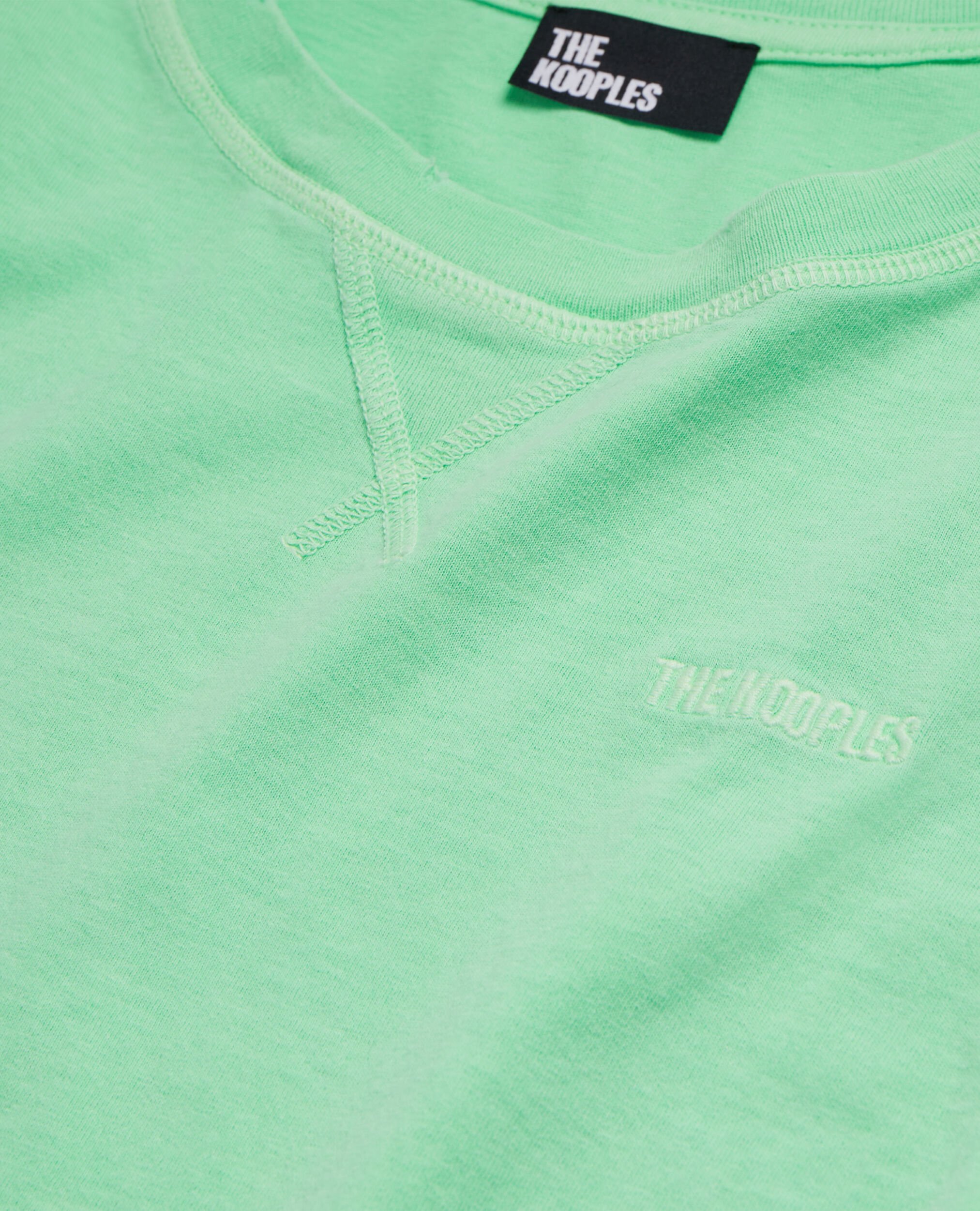 Neongrünes T-Shirt Damen mit Logo, VERT FLUO, hi-res image number null